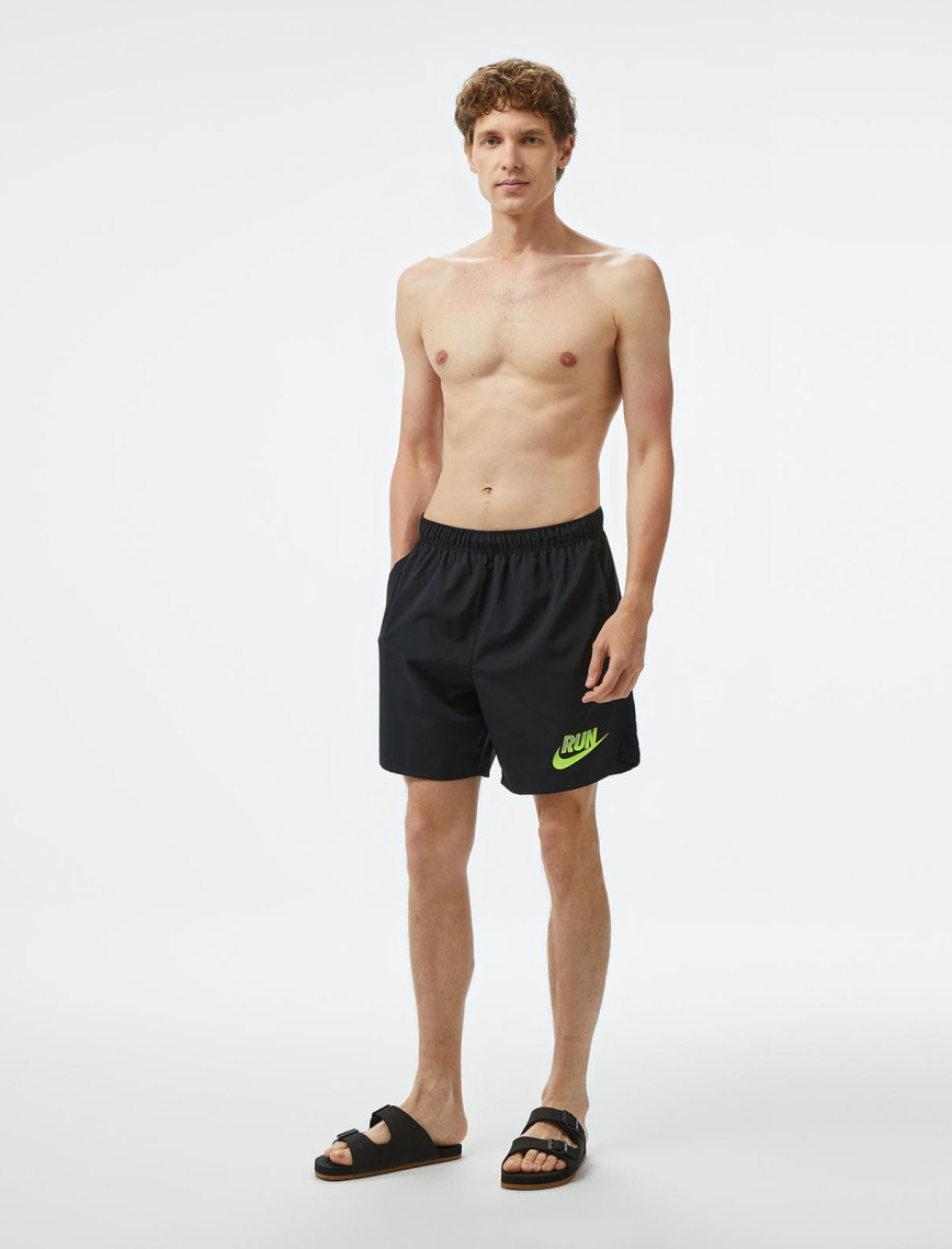 Nike Challenger Run Energy Erkek Siyah Şort Nike Challenger Run Energy Erkek Siyah Şort