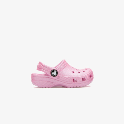 Crocs Classic Glitter Clog Bebek Pembe Terlik Crocs Classic Glitter Clog Bebek Pembe Terlik