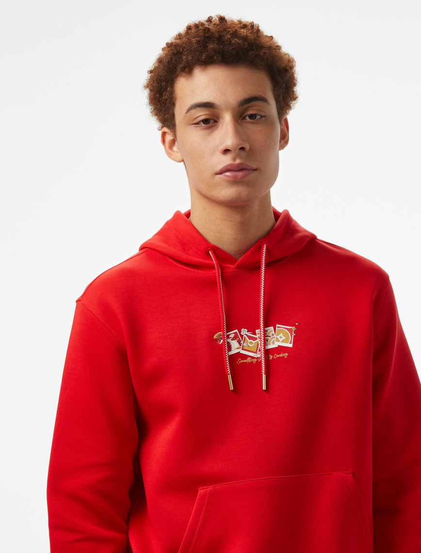 Anta CNY Good Luck Erkek Kırmızı Hoodie Anta CNY Good Luck Erkek Kırmızı Hoodie