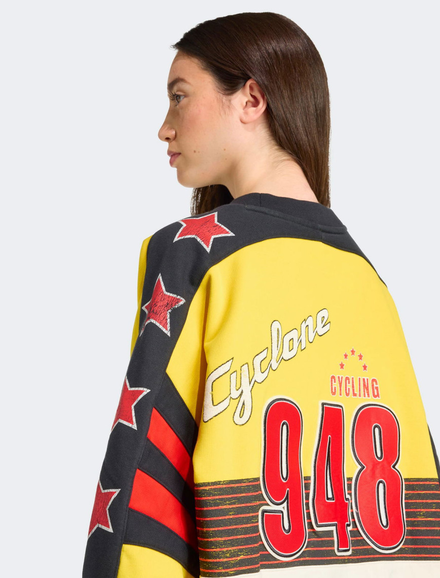 adidas Archive Cycling Kadın Sarı Vintage Sweatshirt adidas Archive Cycling Kadın Sarı Vintage Sweatshirt