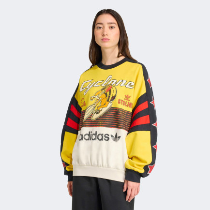 adidas Archive Cycling Kadın Sarı Vintage Sweatshirt adidas Archive Cycling Kadın Sarı Vintage Sweatshirt
