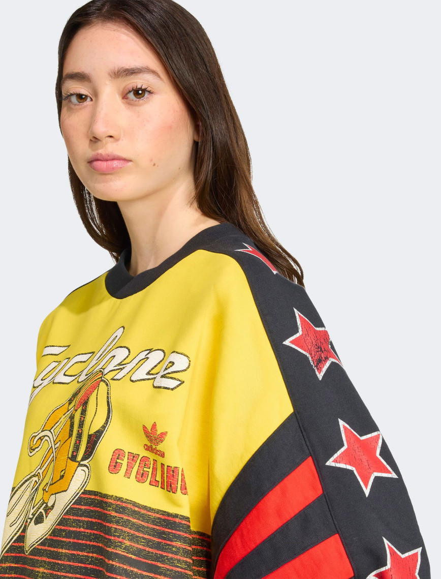 adidas Archive Cycling Kadın Sarı Vintage Sweatshirt adidas Archive Cycling Kadın Sarı Vintage Sweatshirt