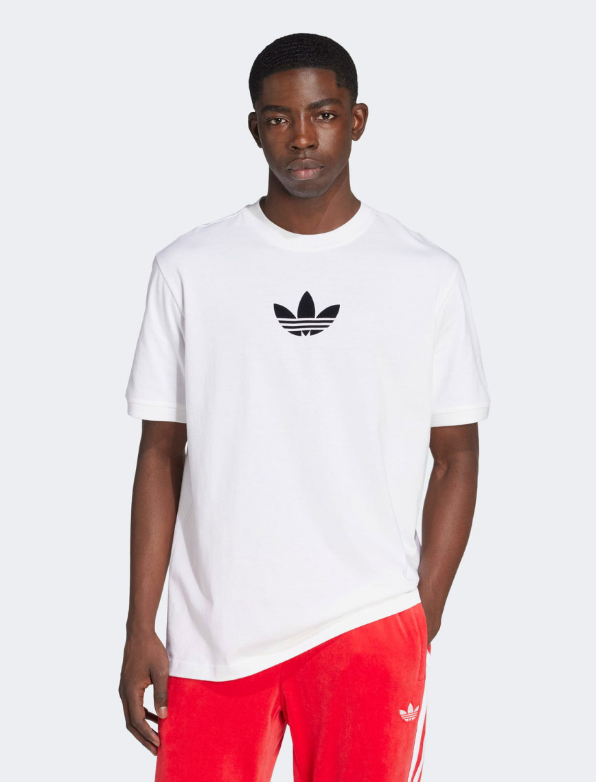 adidas Oversize Erkek Beyaz T-Shirt