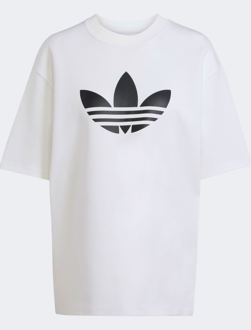adidas Spacer Trefoil Kadın Beyaz T-Shirt adidas Spacer Trefoil Kadın Beyaz T-Shirt
