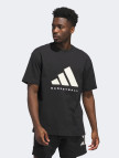adidas Basketball Unisex Siyah T-Shirt adidas Basketball Unisex Siyah T-Shirt
