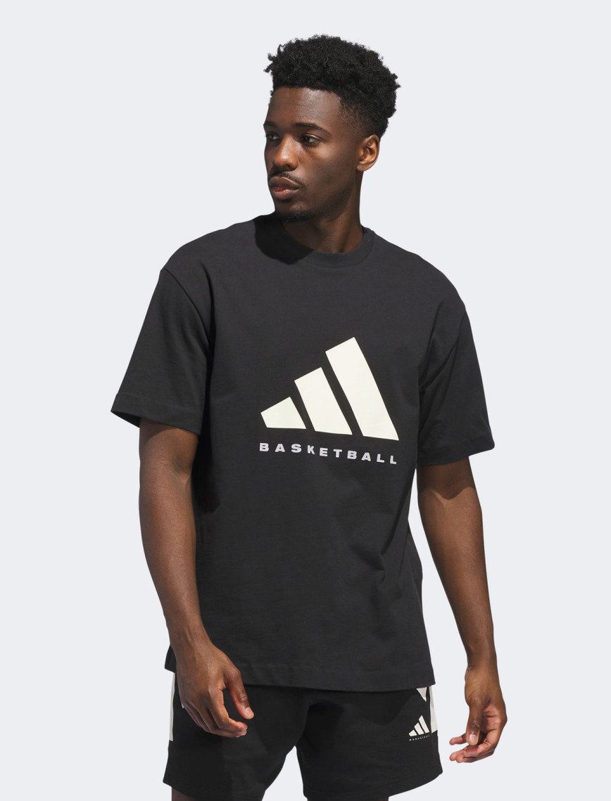 adidas Basketball Unisex Siyah T-Shirt adidas Basketball Unisex Siyah T-Shirt