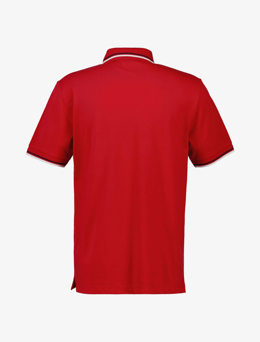 GANT Erkek Kırmızı Regular Fit Çizgili Polo