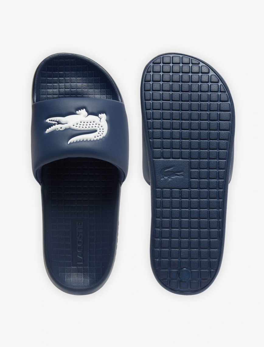 Lacoste Serve Slide 1.0 Erkek Lacivert Terlik Lacoste Serve Slide 1.0 Erkek Lacivert Terlik