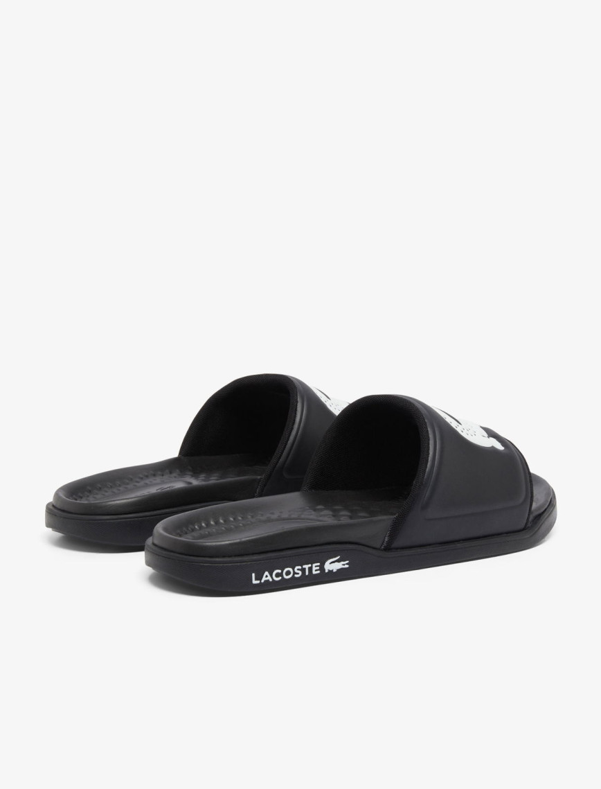 Lacoste Serve Slide Dual Erkek Siyah Terlik Lacoste Serve Slide Dual Erkek Siyah Terlik
