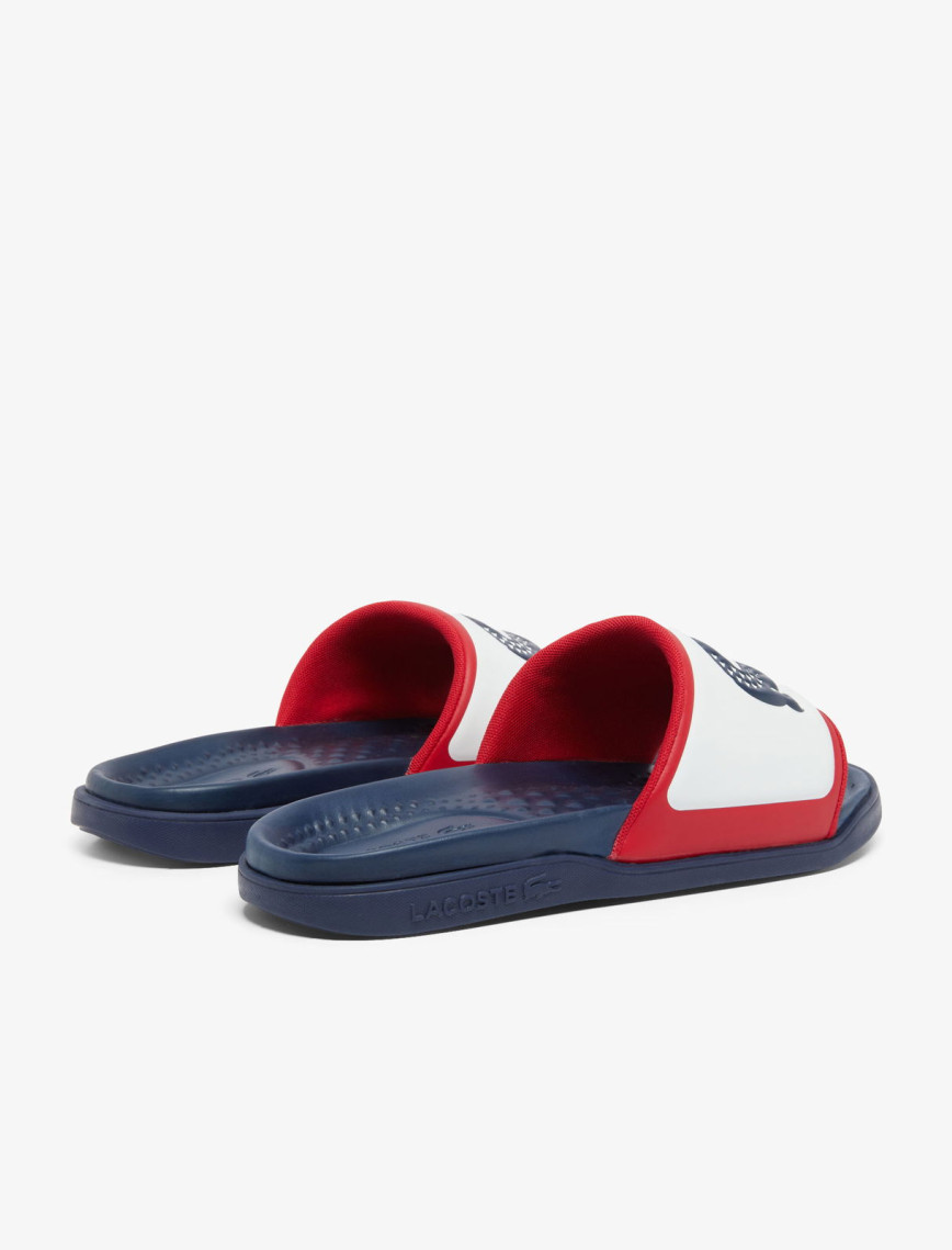 Lacoste Serve Slide Dual Erkek Lacivert Terlik Lacoste Serve Slide Dual Erkek Lacivert Terlik