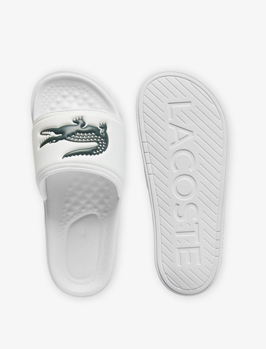 Lacoste Serve Slide Dual Erkek Beyaz Terlik Lacoste Serve Slide Dual Erkek Beyaz Terlik