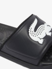 Lacoste Serve Slide Dual Erkek Siyah Terlik Lacoste Serve Slide Dual Erkek Siyah Terlik