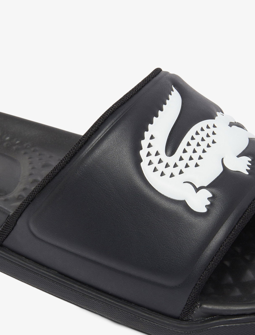 Lacoste Serve Slide Dual Erkek Siyah Terlik Lacoste Serve Slide Dual Erkek Siyah Terlik