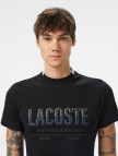 Lacoste Erkek Slim Fit Bisiklet Yaka Baskılı Siyah T-Shirt Lacoste Erkek Slim Fit Bisiklet Yaka Baskılı Siyah T-Shirt