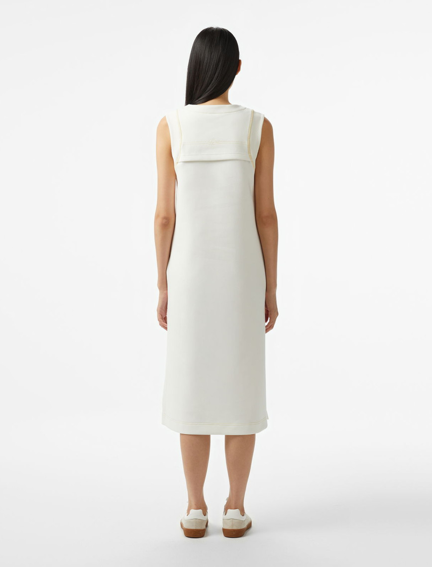 Lacoste Kadın Relaxed Fit Kolsuz Bisiklet Yaka Beyaz Elbise Lacoste Kadın Relaxed Fit Kolsuz Bisiklet Yaka Beyaz Elbise