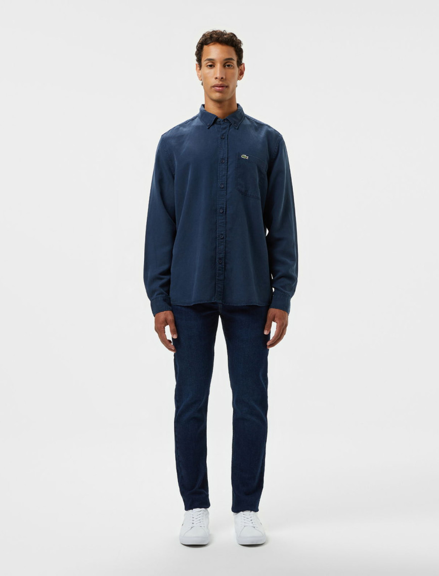 Lacoste Erkek Slim Fit Koyu Mavi Jean Pantolon Lacoste Erkek Slim Fit Koyu Mavi Jean Pantolon