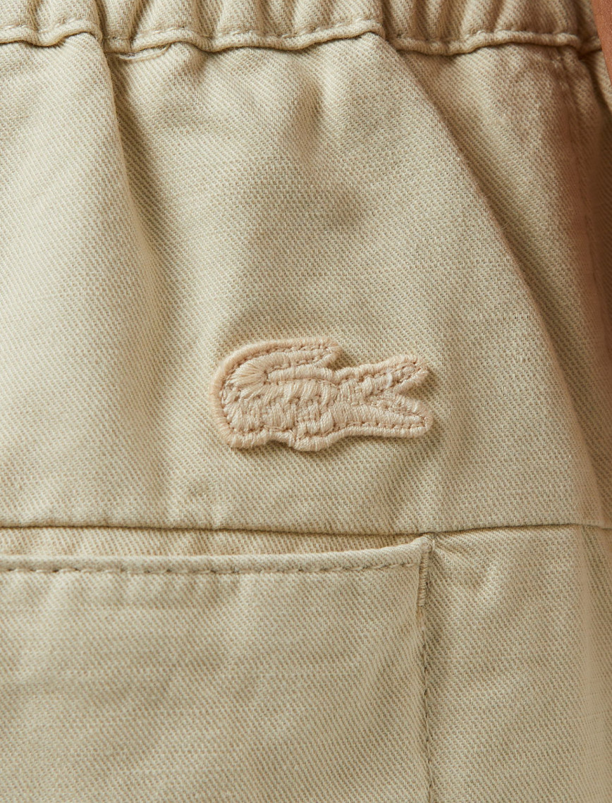 Lacoste Erkek Relaxed Fit Bej Pantolon Lacoste Erkek Relaxed Fit Bej Pantolon