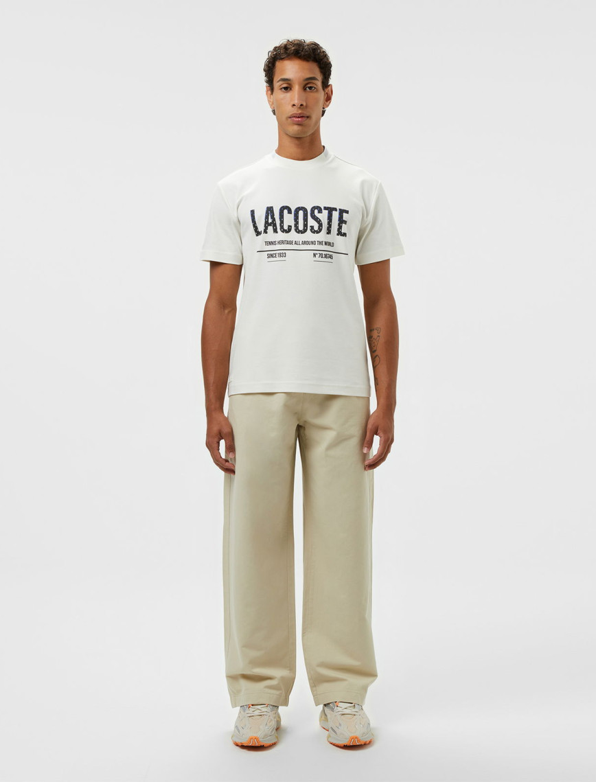 Lacoste Erkek Relaxed Fit Bej Pantolon Lacoste Erkek Relaxed Fit Bej Pantolon