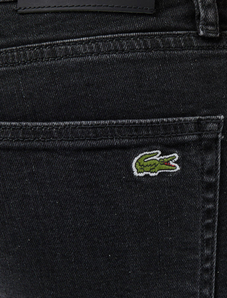 Lacoste Erkek Slim Fit Siyah Jean Pantolon Lacoste Erkek Slim Fit Siyah Jean Pantolon