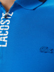 Lacoste Erkek Regular Fit Yarım Fermuarlı Baskılı Mavi Polo Lacoste Erkek Regular Fit Yarım Fermuarlı Baskılı Mavi Polo
