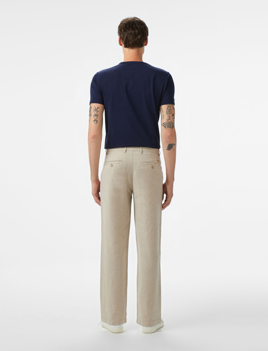 Lacoste Erkek Bej Pantolon Lacoste Erkek Bej Pantolon