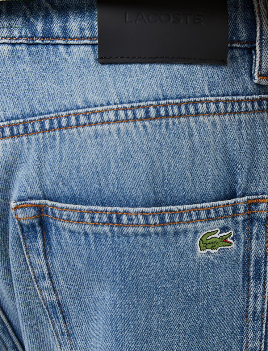Lacoste Erkek Koyu Mavi Jean Pantolon Lacoste Erkek Koyu Mavi Jean Pantolon