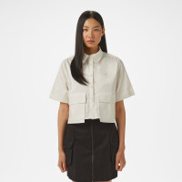 Lacoste Kadın Regular Fit Yarım Kol Krem Gömlek Lacoste Kadın Regular Fit Yarım Kol Krem Gömlek