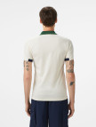 Lacoste Erkek Regular Fit Yarım Fermuarlı Baskılı Beyaz Polo Lacoste Erkek Regular Fit Yarım Fermuarlı Baskılı Beyaz Polo