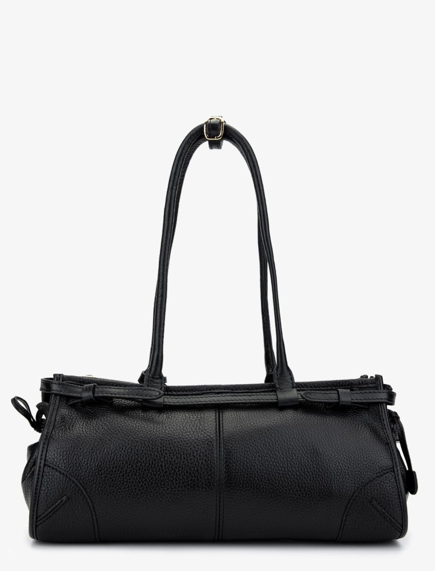 Valmenti Kadın Hakiki Deri Siyah Floter Kol Çantası Valmenti Kadın Hakiki Deri Siyah Floter Kol Çantası