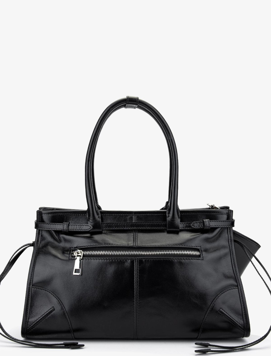 Valmenti Kadın Hakiki Deri Siyah Deri Kol Çantası Valmenti Kadın Hakiki Deri Siyah Deri Kol Çantası