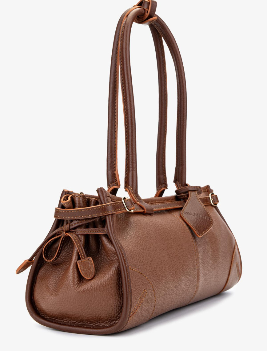 Valmenti Kadın Hakiki Deri Taba Kol Çantası Valmenti Kadın Hakiki Deri Taba Kol Çantası