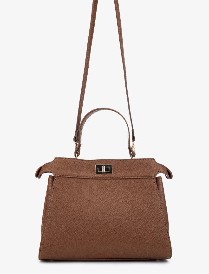 Valmenti Kadın Vegan Taba Kol Çantası Valmenti Kadın Vegan Taba Kol Çantası