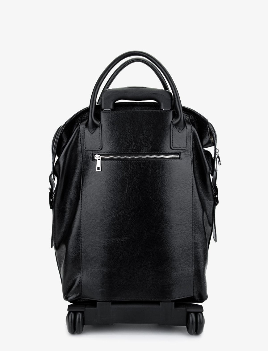 Valmenti Unisex Hakiki Deri Siyah Deri Valiz Valmenti Unisex Hakiki Deri Siyah Deri Valiz