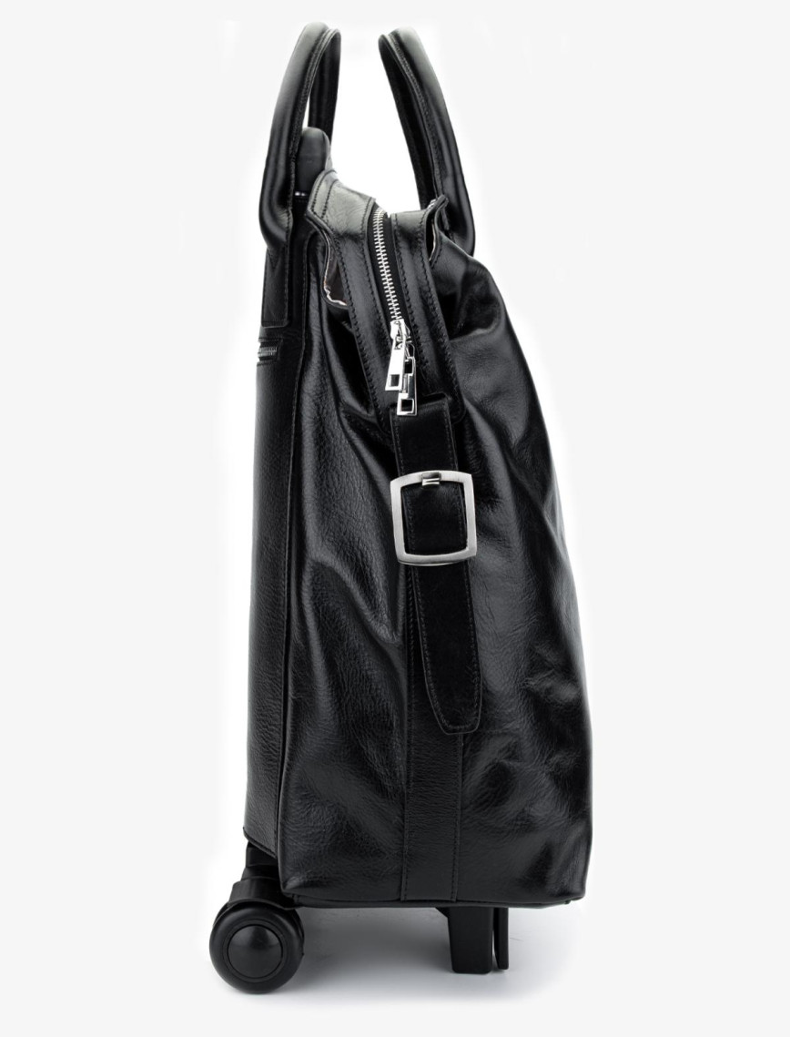 Valmenti Unisex Hakiki Deri Siyah Deri Valiz Valmenti Unisex Hakiki Deri Siyah Deri Valiz