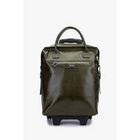 Valmenti Unisex Hakiki Deri Yeşil Valiz Valmenti Unisex Hakiki Deri Yeşil Valiz