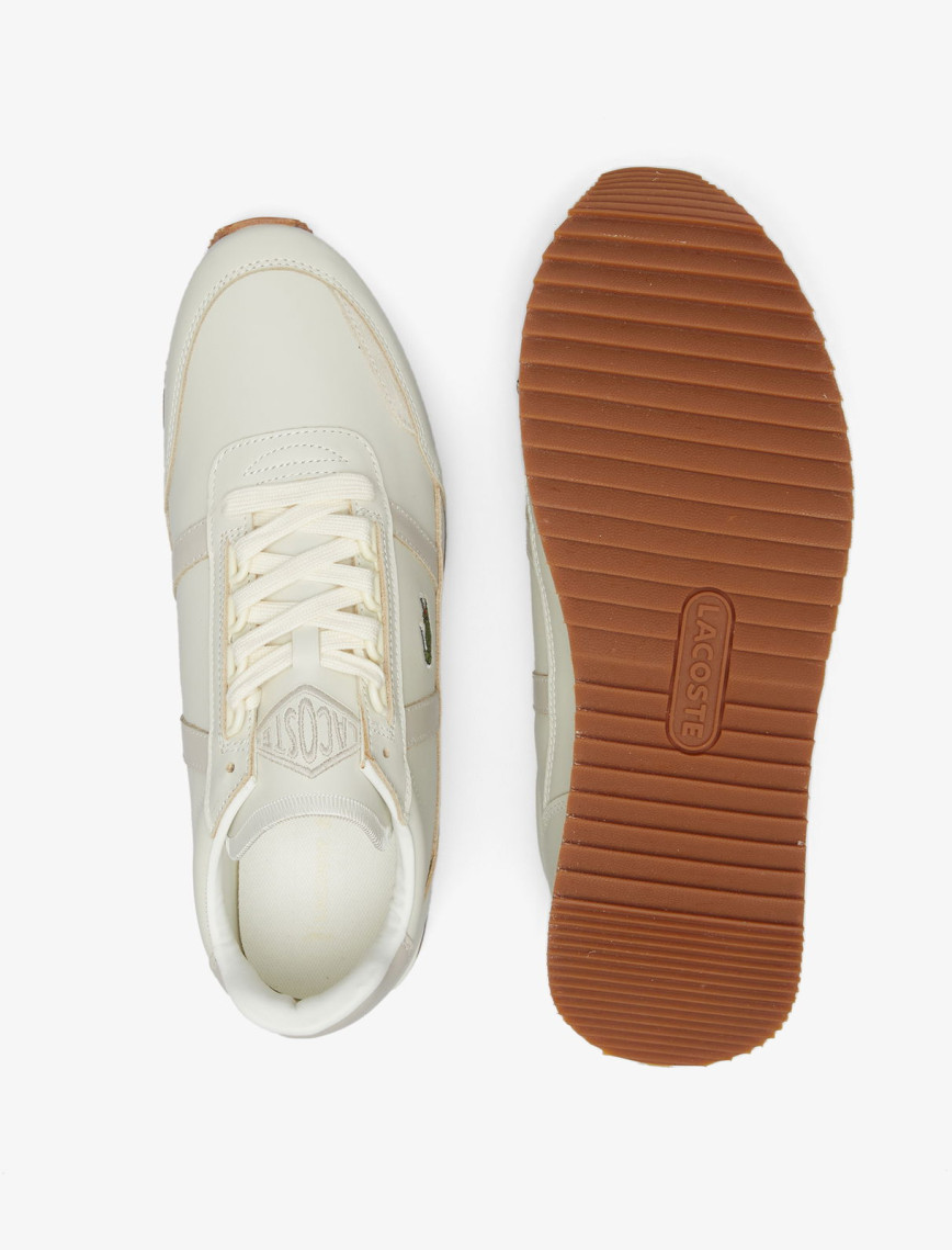 Lacoste Partner Retro Erkek Bej Sneaker Lacoste Partner Retro Erkek Bej Sneaker