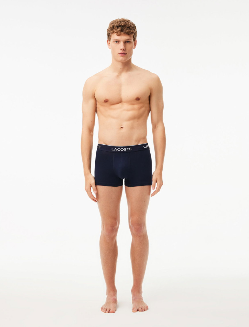 Lacoste Erkek 3'lü Lacivert Boxer Lacoste Erkek 3'lü Lacivert Boxer