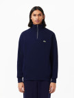Lacoste Erkek Classic Fit Yarım Fermuarlı Lacivert Sweatshirt Lacoste Erkek Classic Fit Yarım Fermuarlı Lacivert Sweatshirt