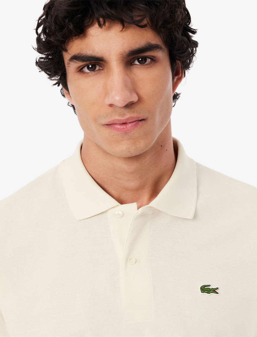 Lacoste L.12.12 Erkek Classic Fit Bej Polo Lacoste L.12.12 Erkek Classic Fit Bej Polo