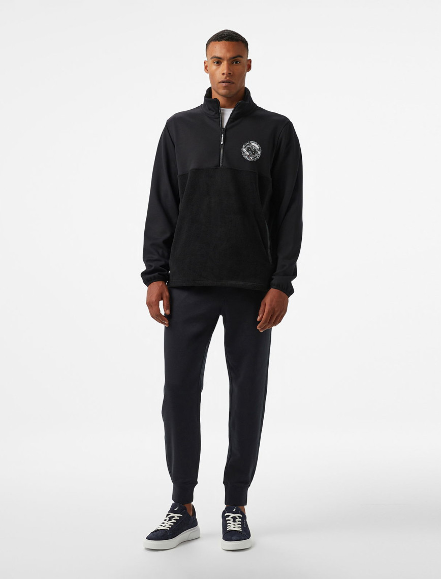 Nautica Erkek Siyah Regular Fit Sweatshirt
