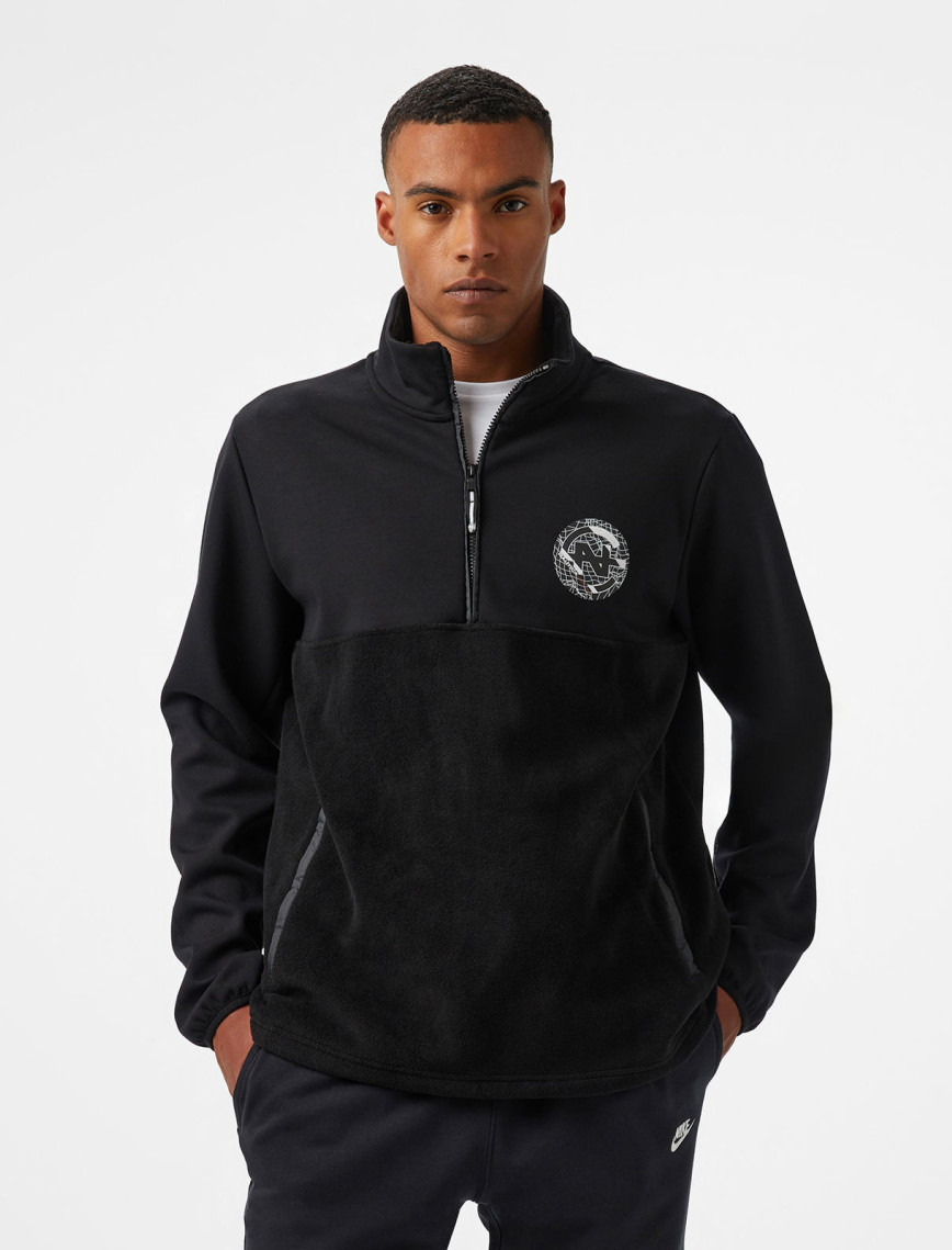 Nautica Erkek Siyah Regular Fit Sweatshirt