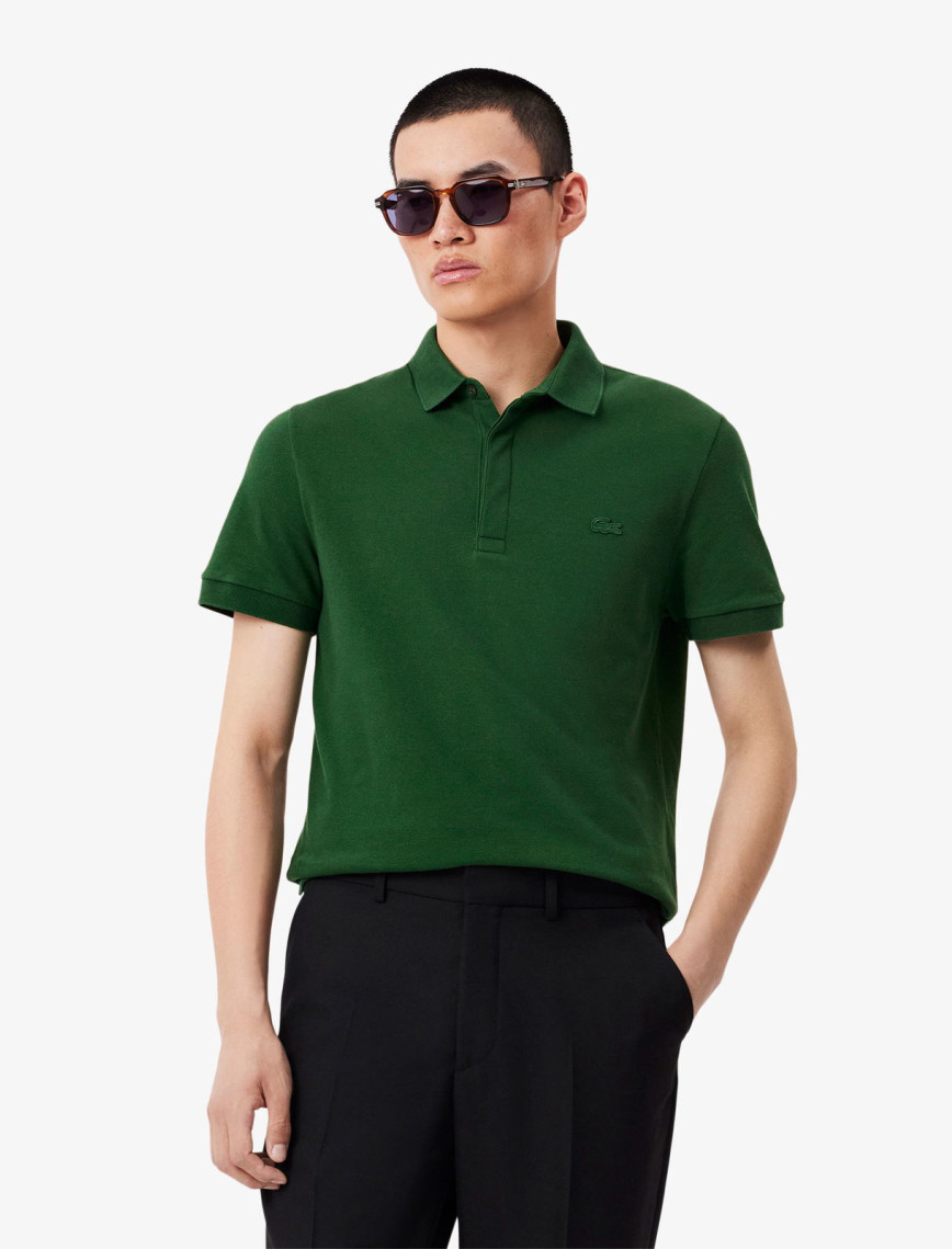 Lacoste Paris Erkek Regular Fit Yeşil Polo Lacoste Paris Erkek Regular Fit Yeşil Polo