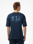 Ucla Sinclair Erkek Lacivert Bisiklet Yaka T-Shirt