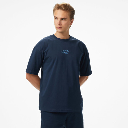 Ucla Sinclair Erkek Lacivert Bisiklet Yaka T-Shirt Ucla Sinclair Erkek Lacivert Bisiklet Yaka T-Shirt