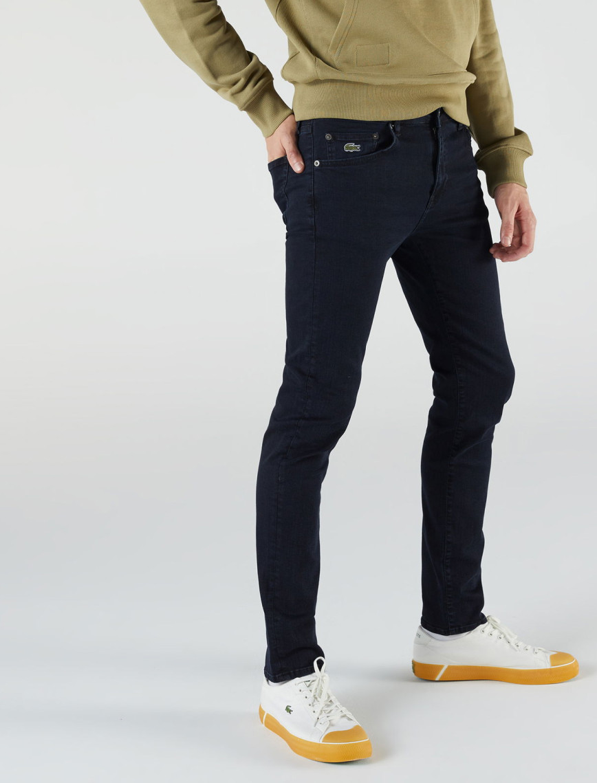 Lacoste Erkek Slim Fit Mavi Jean Pantolon Lacoste Erkek Slim Fit Mavi Jean Pantolon