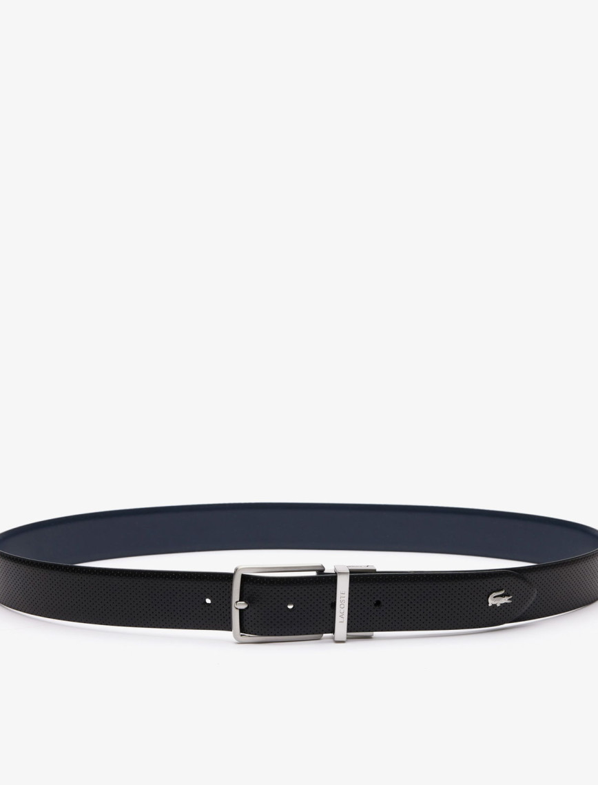 Lacoste Elegance Erkek Çift Taraflı Deri Siyah Kemer Lacoste Elegance Erkek Çift Taraflı Deri Siyah Kemer