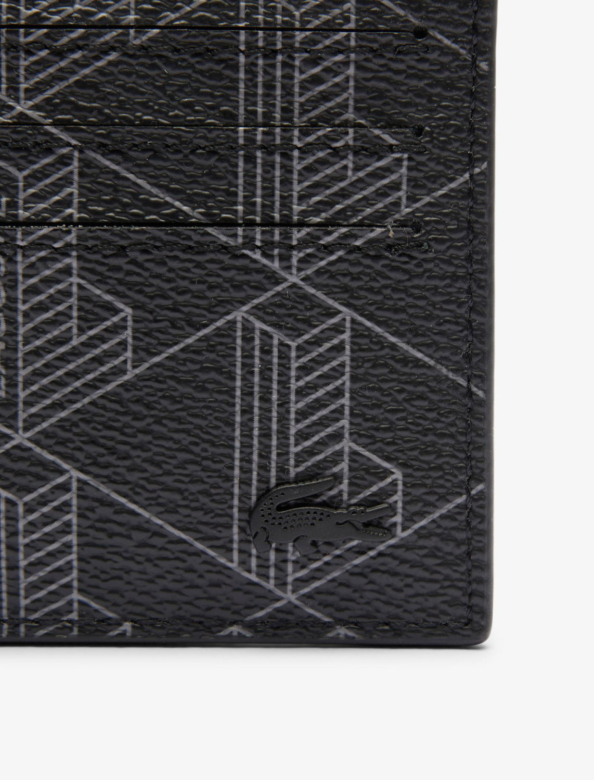 Lacoste The Blend Erkek Monogram Siyah Kartlık Lacoste The Blend Erkek Monogram Siyah Kartlık