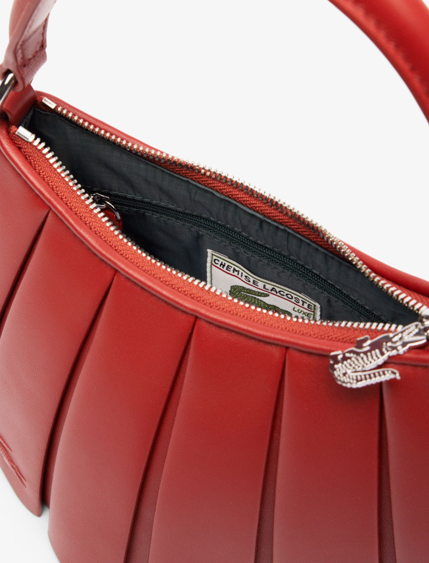 Lacoste Small Lenglen Kadın Deri Bordo Omuz Çantası Lacoste Small Lenglen Kadın Deri Bordo Omuz Çantası