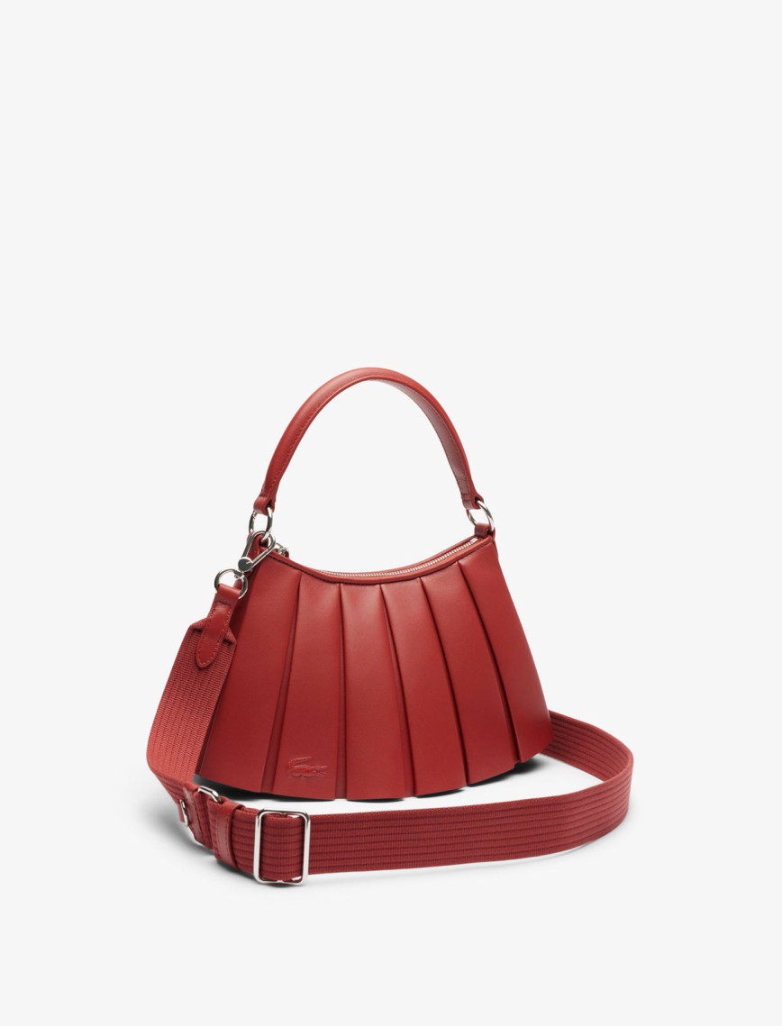 Lacoste Small Lenglen Kadın Deri Bordo Omuz Çantası Lacoste Small Lenglen Kadın Deri Bordo Omuz Çantası