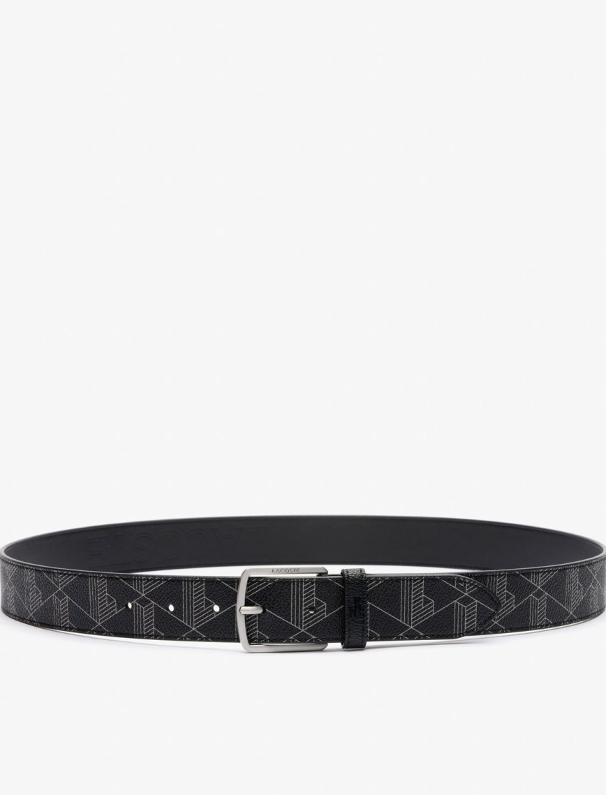Lacoste The Blend Erkek Monogram Siyah Kemer Lacoste The Blend Erkek Monogram Siyah Kemer